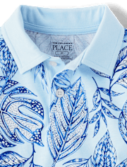 Baby And Toddler Boys Matching Family Tropical Polo