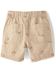 Baby And Toddler Boys Print Pull On Jogger Shorts