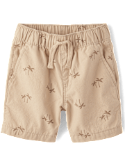 Baby And Toddler Boys Print Pull On Jogger Shorts