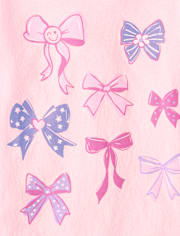 Girls Bow Graphic Tee