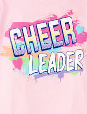 Girls Cheerleader Graphic Tee