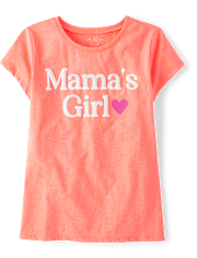 Girls Mama's Girl Graphic Tee