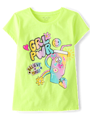 Girls Grl Pwr Graphic Tee