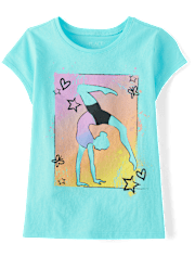 Girls Gymnastics Graphic Tee