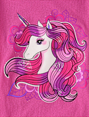 Girls Unicorn Graphic Tee
