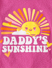 Bébé Et tout-petit, fille Daddy's Sunshine T-shirt imprimé