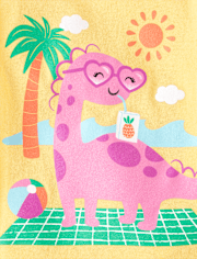 Bébé Et tout-petit, fille Dino Beach T-shirt imprimé