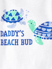 Baby Boys Turtle Bodysuit 5-Pack