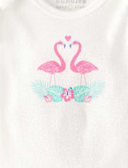 Lot de 5 bodys flamants roses pour bébé fille