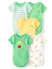 Baby Boys Taco Bodysuit 5-Pack