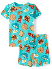 Baby And Toddler Breakfast Snug Fit Cotton Pajamas