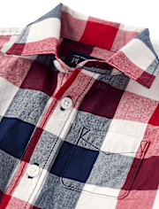 Baby Boys Gingham 2-Piece Outfit Set