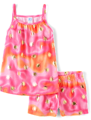 Pyjama soleil tie-dye pour fille