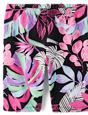Girls Print Bike Shorts
