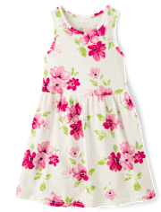 Girls Print Everyday Dress