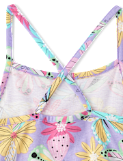 Robe à volants papillon pour fille