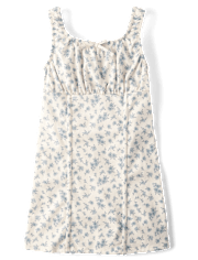 Girls Floral Corset Dress