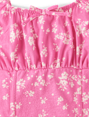 Girls Floral Corset Dress