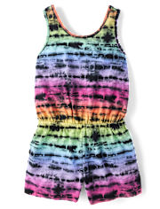 Girls Print Romper