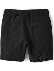 Boys Quick Dry Breathable Pull On Jogger Shorts