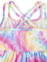 Robe croisée dans le dos pour fille
