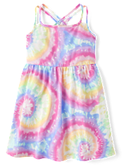 Robe croisée dans le dos pour fille