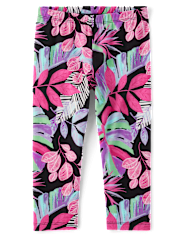 Leggings Capri imprimés pour filles