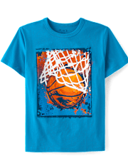 Boys Basketball Graphic Tee