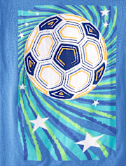 Boys Soccer Ball Graphic Tee