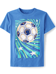 Boys Soccer Ball Graphic Tee