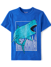 Boys Shark Graphic Tee