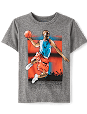 Boys Basketball Player Graphic Tee