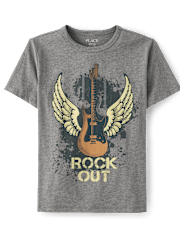 Boys Guitar Graphic Tee