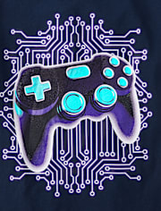 T-shirt graphique Glow Gamer pour garçon
