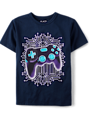 T-shirt graphique Glow Gamer pour garçon