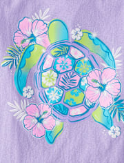 Girls Summer Graphic Tee 4-Pack