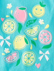 Girls Lemon Graphic Tee