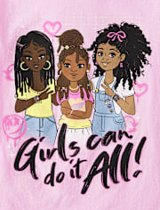 Girls Can Do It All Graphic Tee
