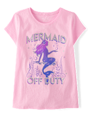 Girls Mermaid Graphic Tee
