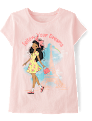 Girls Follow Your Dreams Graphic Tee