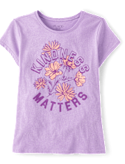 Girls Kindness Matters Graphic Tee