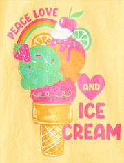 Girls Ice Cream Graphic Tee