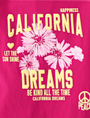 Girls California Dreams Graphic Tee