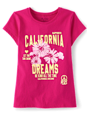 Girls California Dreams Graphic Tee