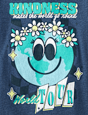 T-shirt graphique Girls Kindness World Tour