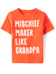 T-shirt graphique Mischief Maker pour bébé et tout-petit garçon
