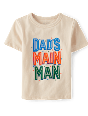 Baby And Toddler Boys Dad's Main Man Graphic Tee