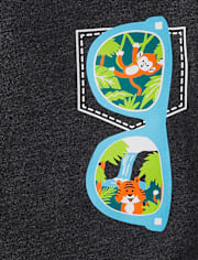 Baby And Toddler Boys Sunglasses Graphic Tee