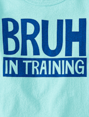 Baby And Toddler Boys Bruh In Training Graphic Tee