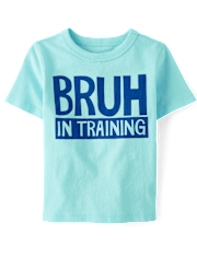 Baby And Toddler Boys Bruh In Training Graphic Tee